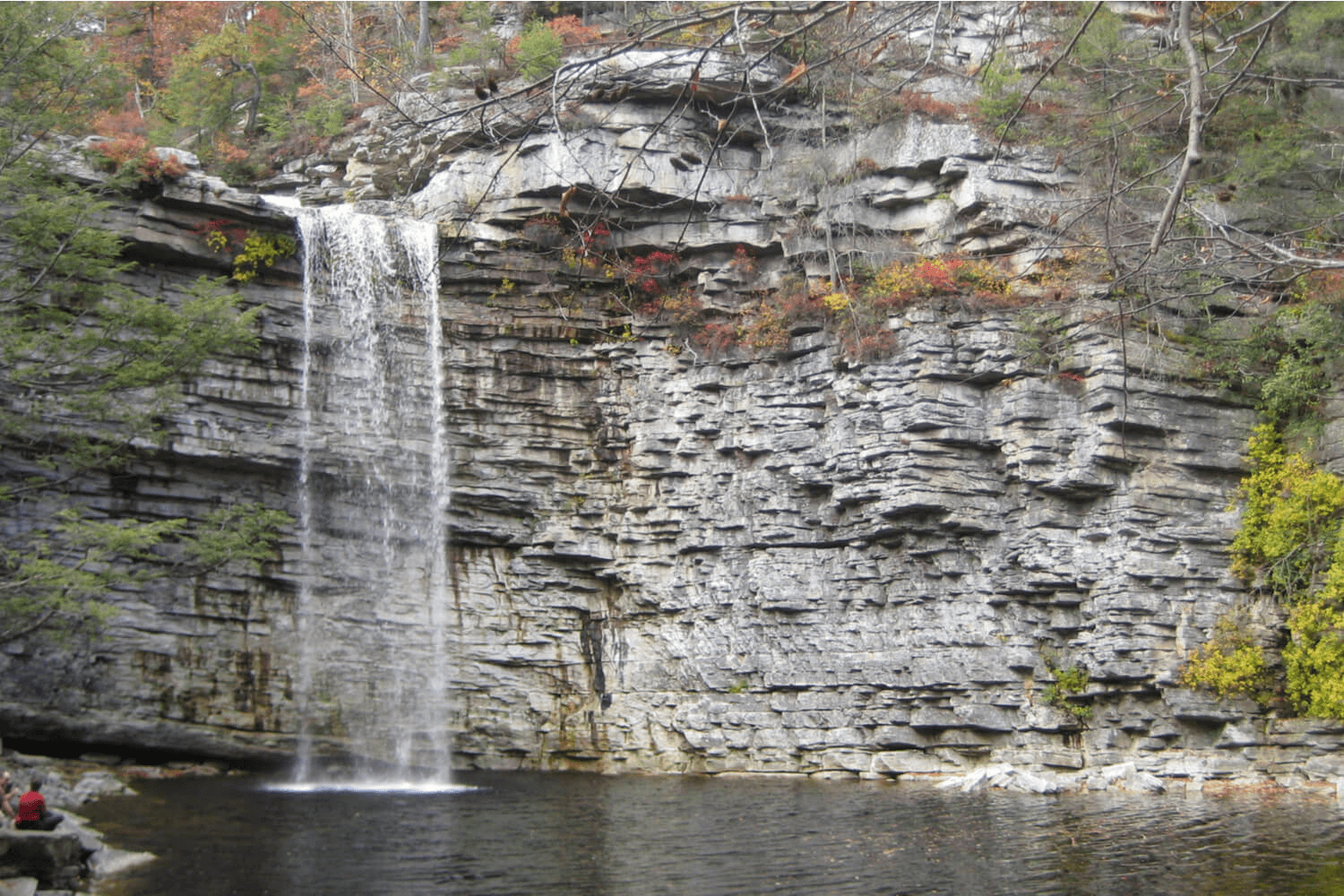 Scenic photo of one of the Adirondack waterfalls