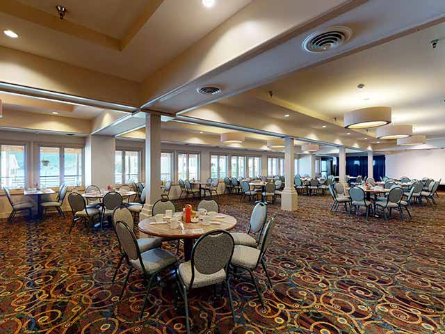 Group event dining area.