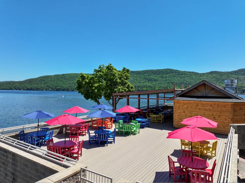 Rooftop Cabana Bar at Surfside on the Lake in Lake George